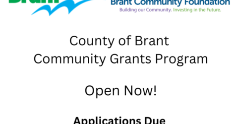 County of Brant Community Grants Program Open Now! Applications Due April 3rd, 2024 at 500PM