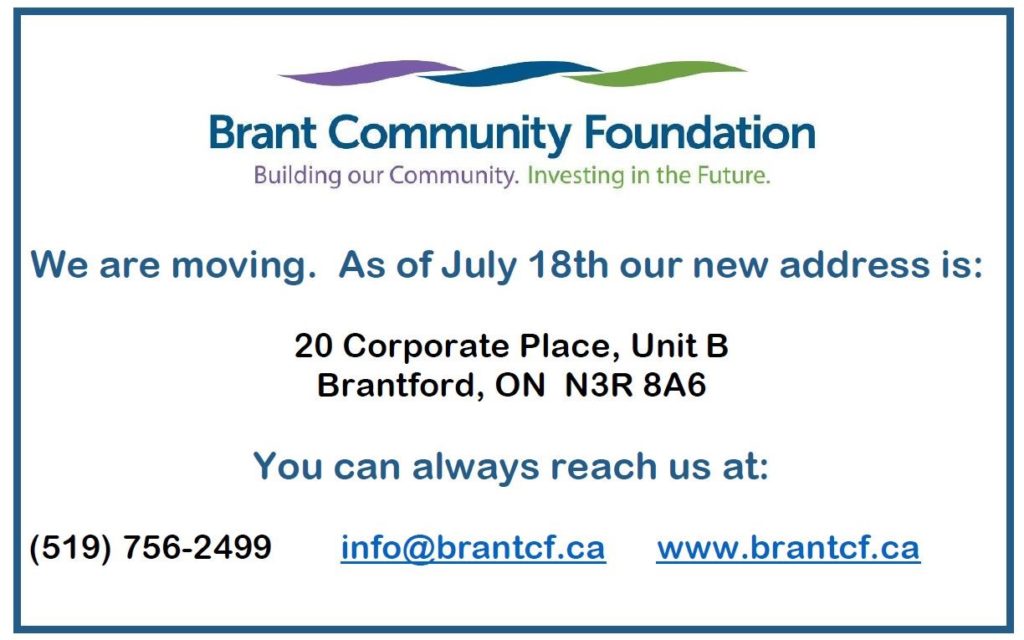 New Location Information – Brant Community Foundation